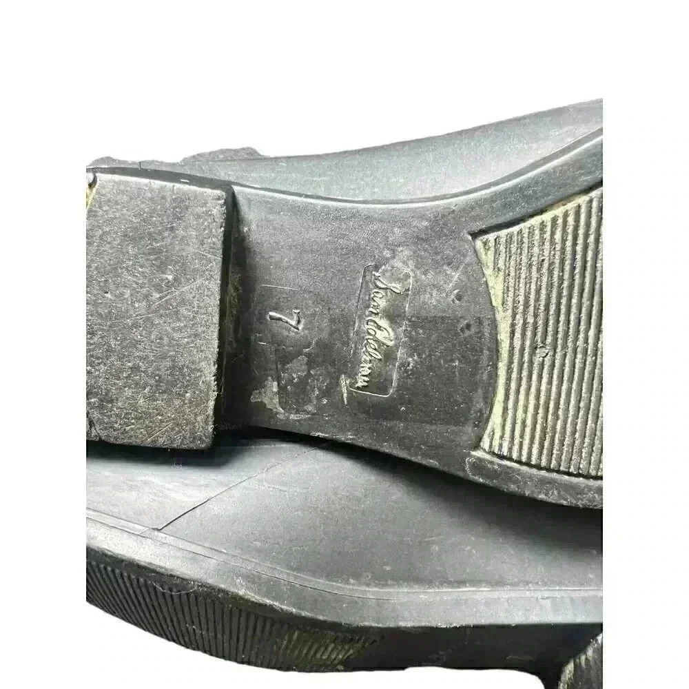 Sam Edelman "Tinsley" Women's Size 7 Black Rubber Rain Ankle Boots New - Picture 5 of 5